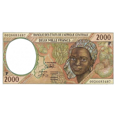 P603Pg Chad - 2000 Francs Year 2000